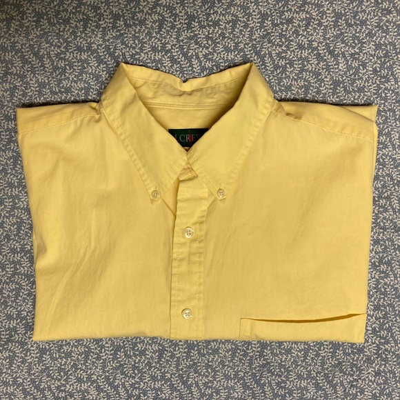 J Crew‎ Mens XL Yellow Cotton Long Sleeve Button Down Casual Shirt - Picture 14 of 14